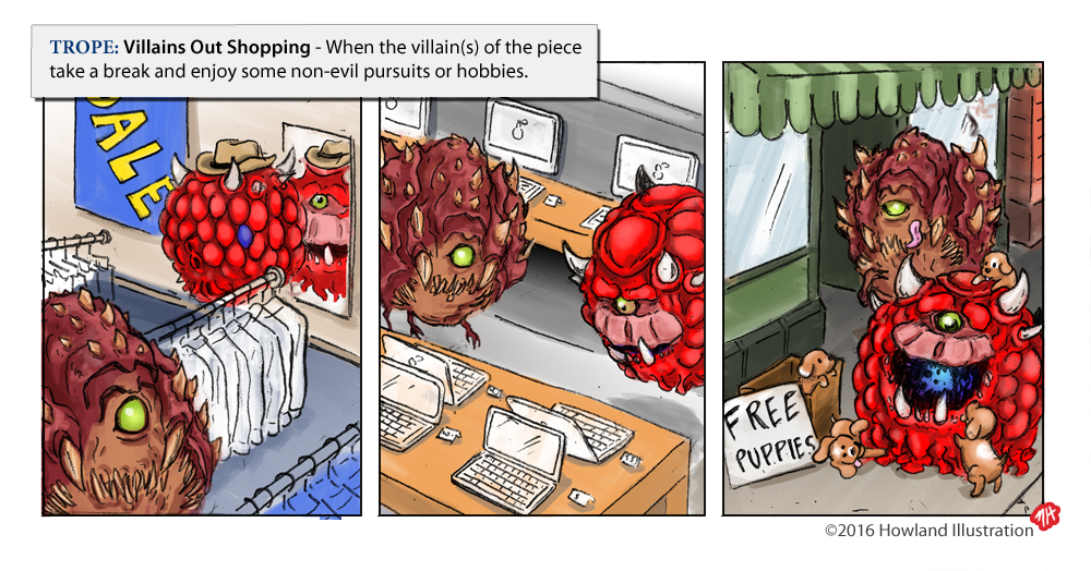 Howland Illustration - Tv Tropes webcomic